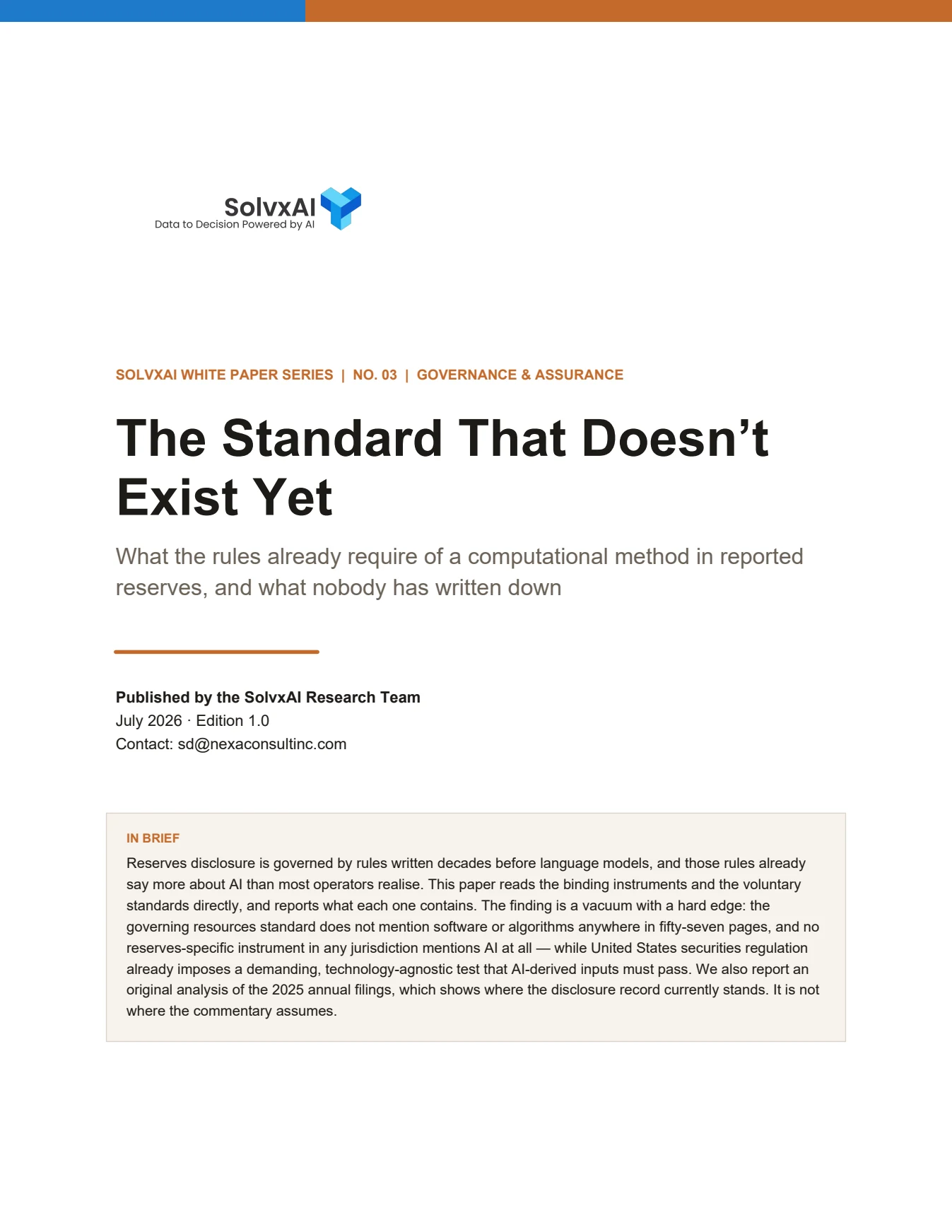 Cover of The Standard That Doesn’t Exist Yet
