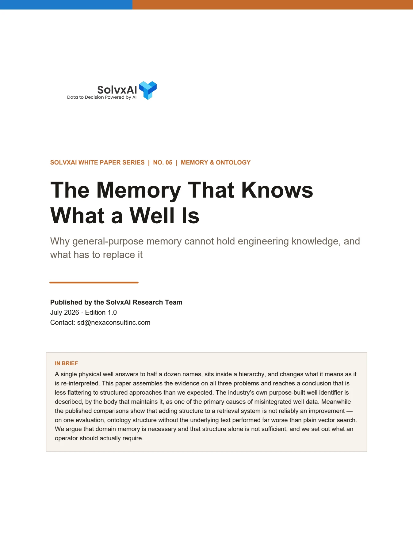 Cover of The Memory That Knows What a Well Is